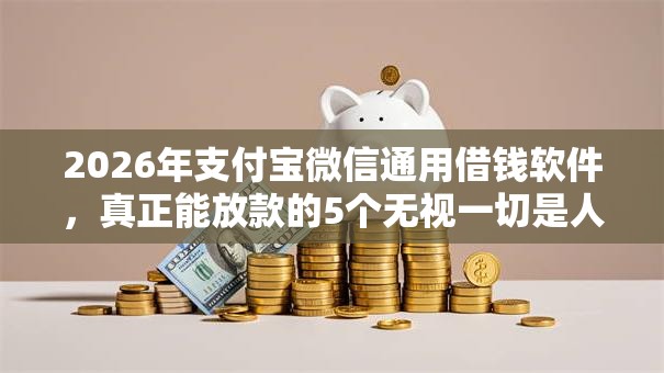 2026年支付宝微信通用借钱软件，真正能放款的5个无视一切是人就下款口子推荐
