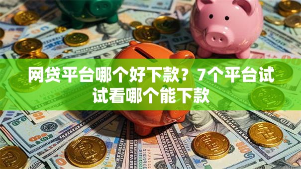 网贷平台哪个好下款？7个平台试试看哪个能下款