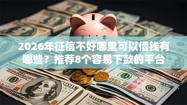 2026年征信不好哪里可以借钱有哪些？推荐8个容易下款的平台