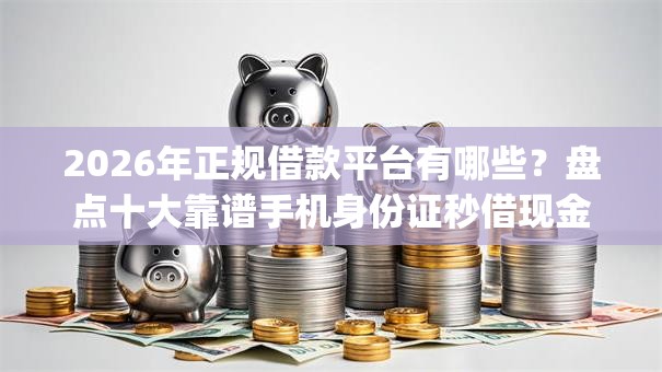 2026年正规借款平台有哪些？盘点十大靠谱手机身份证秒借现金的app