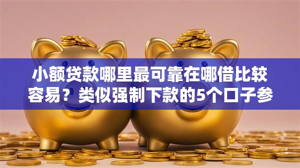 小额贷款哪里最可靠在哪借比较容易?类似强制下款的5个口子参考 小额贷款哪里最可靠在哪借比较容易?类似强制下款的5个口子参考