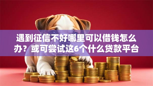 遇到征信不好哪里可以借钱怎么办?或可尝试这6个什么贷款平台靠谱 遇到征信不好哪里可以借钱怎么办?或可尝试这6个什么贷款平台靠谱