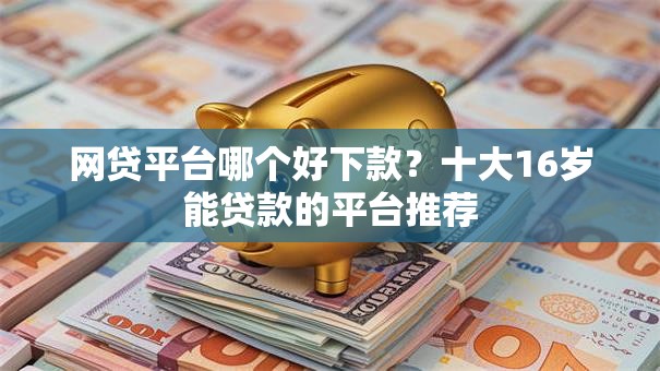 网贷平台哪个好下款?十大16岁能贷款的平台推荐 网贷平台哪个好下款?十大16岁能贷款的平台推荐