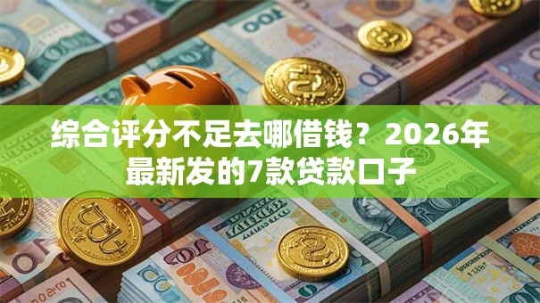 综合评分不足去哪借钱?2026年最新发的7款贷款口子 综合评分不足去哪借钱?2026年最新发的7款贷款口子