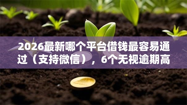2026最新哪个平台借钱最容易通过(支持微信),6个无视逾期高负债秒过口子无私分享 2026最新哪个平台借钱最容易通过(支持微信),6个无视逾期高负债秒过口子无私分享