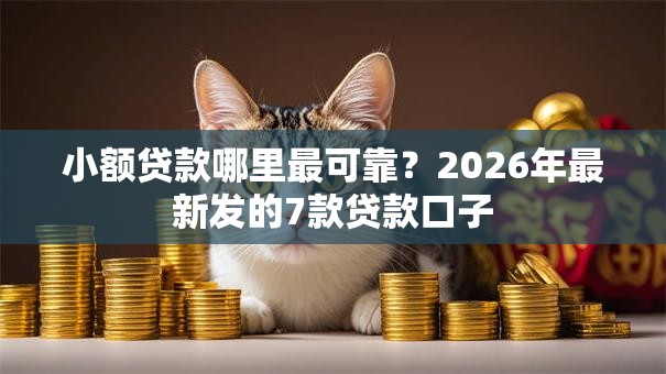 小额贷款哪里最可靠?2026年最新发的7款贷款口子 小额贷款哪里最可靠?2026年最新发的7款贷款口子