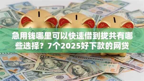 急用钱哪里可以快速借到拢共有哪些选择?7个2025好下款的网贷平台详解 急用钱哪里可以快速借到拢共有哪些选择?7个2025好下款的网贷平台详解