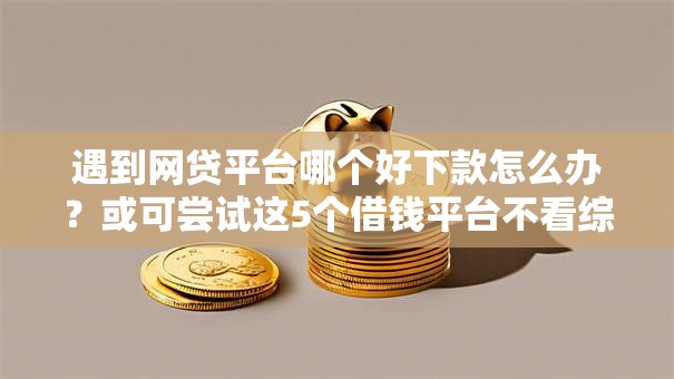 遇到网贷平台哪个好下款怎么办?或可尝试这5个借钱平台不看综合评估的软件 遇到网贷平台哪个好下款怎么办?或可尝试这5个借钱平台不看综合评估的软件