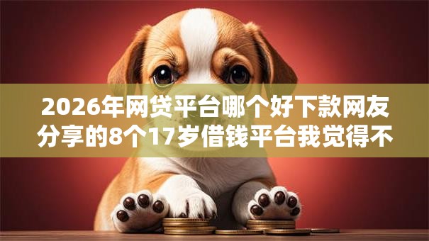 2026年网贷平台哪个好下款网友分享的8个17岁借钱平台我觉得不错！