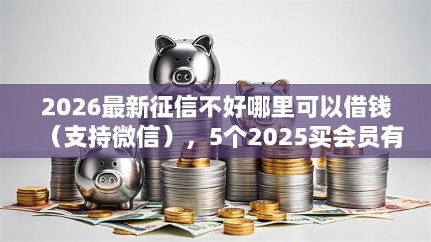 2026最新征信不好哪里可以借钱（支持微信），5个2025买会员有额度的口子无私分享
