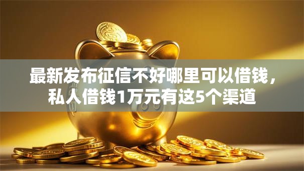 最新发布征信不好哪里可以借钱，私人借钱1万元有这5个渠道