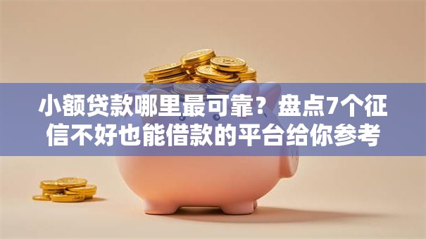 小额贷款哪里最可靠?盘点7个征信不好也能借款的平台给你参考 小额贷款哪里最可靠?盘点7个征信不好也能借款的平台给你参考