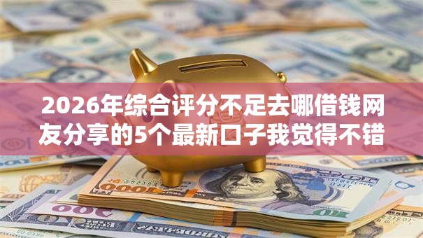 2026年综合评分不足去哪借钱网友分享的5个最新口子我觉得不错！