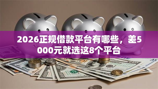 2026正规借款平台有哪些,差5000元就选这8个平台 2026正规借款平台有哪些,差5000元就选这8个平台
