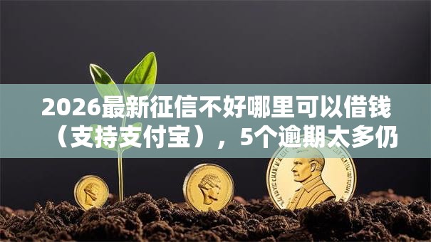 2026最新征信不好哪里可以借钱（支持支付宝），5个逾期太多仍可下款的口子无私分享