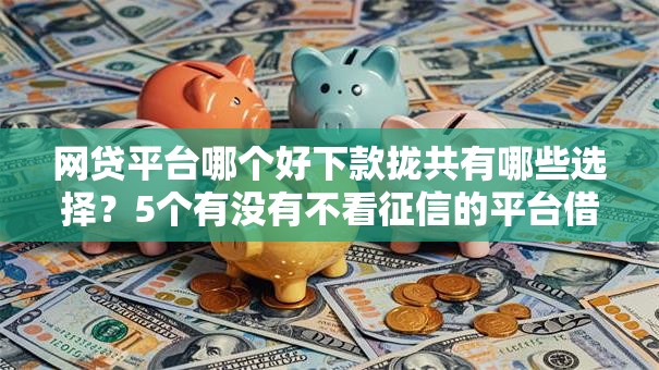 网贷平台哪个好下款拢共有哪些选择？5个有没有不看征信的平台借钱详解