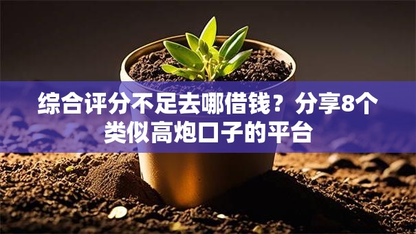 综合评分不足去哪借钱?分享8个类似高炮口子的平台 综合评分不足去哪借钱?分享8个类似高炮口子的平台