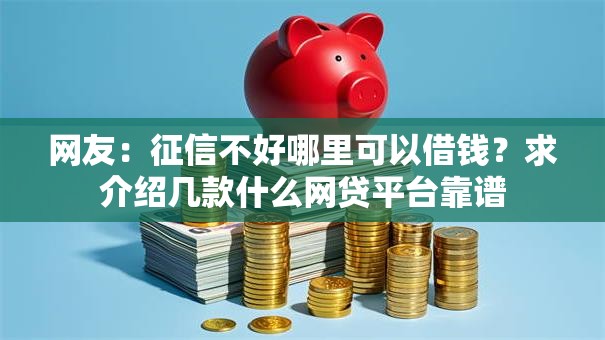 网友：征信不好哪里可以借钱？求介绍几款什么网贷平台靠谱