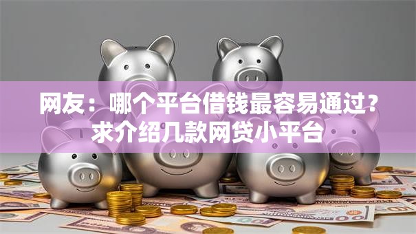 网友：哪个平台借钱最容易通过？求介绍几款网贷小平台