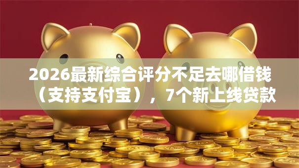 2026最新综合评分不足去哪借钱（支持支付宝），7个新上线贷款平台门槛低口子无私分享