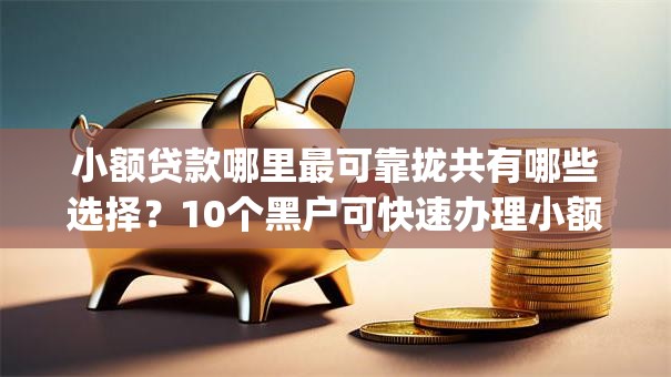 小额贷款哪里最可靠拢共有哪些选择?10个黑户可快速办理小额贷款业务的app详解 小额贷款哪里最可靠拢共有哪些选择?10个黑户可快速办理小额贷款业务的app详解