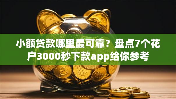 小额贷款哪里最可靠?盘点7个花户3000秒下款app给你参考 小额贷款哪里最可靠?盘点7个花户3000秒下款app给你参考