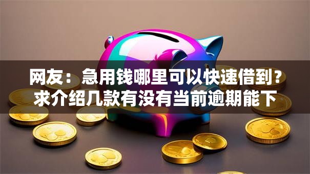 网友:急用钱哪里可以快速借到?求介绍几款有没有当前逾期能下款的口子 网友:急用钱哪里可以快速借到?求介绍几款有没有当前逾期能下款的口子