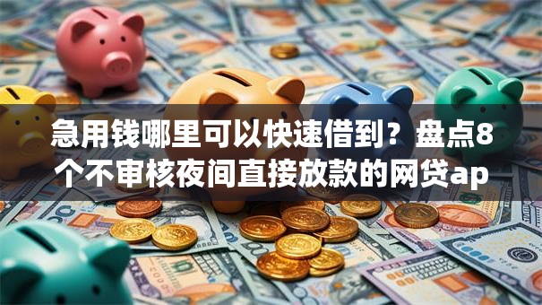 急用钱哪里可以快速借到?盘点8个不审核夜间直接放款的网贷app给你参考 急用钱哪里可以快速借到?盘点8个不审核夜间直接放款的网贷app给你参考