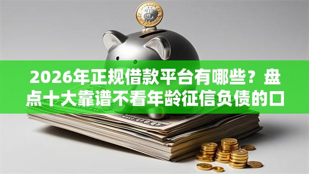 2026年正规借款平台有哪些？盘点十大靠谱不看年龄征信负债的口子