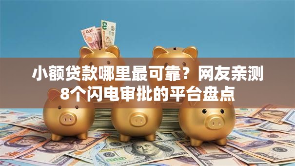 小额贷款哪里最可靠？网友亲测8个闪电审批的平台盘点