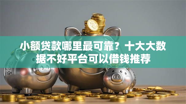 小额贷款哪里最可靠？十大大数据不好平台可以借钱推荐