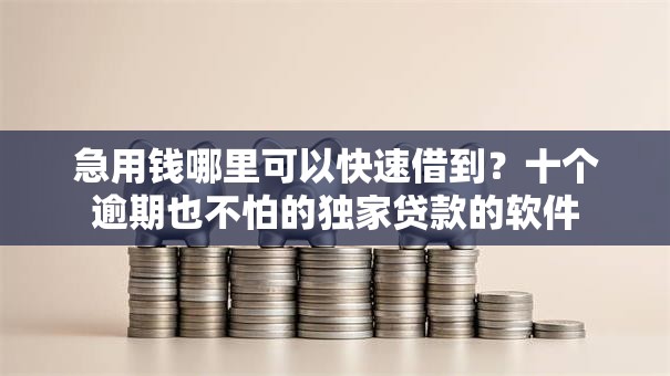 急用钱哪里可以快速借到?十个逾期也不怕的独家贷款的软件 急用钱哪里可以快速借到?十个逾期也不怕的独家贷款的软件