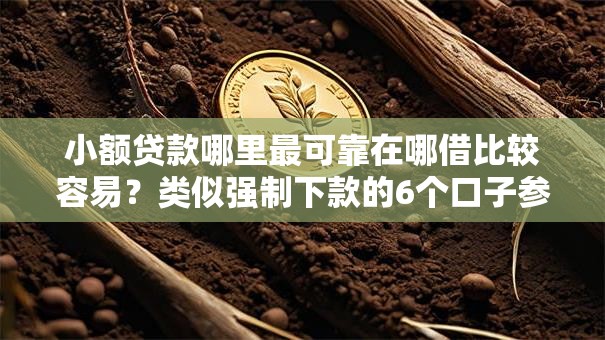 小额贷款哪里最可靠在哪借比较容易?类似强制下款的6个口子参考 小额贷款哪里最可靠在哪借比较容易?类似强制下款的6个口子参考