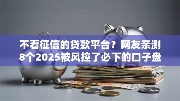不看征信的贷款平台?网友亲测8个2025被风控了必下的口子盘点 不看征信的贷款平台?网友亲测8个2025被风控了必下的口子盘点