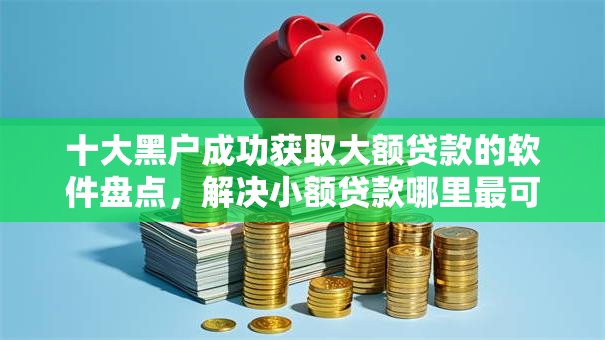 十大黑户成功获取大额贷款的软件盘点，解决小额贷款哪里最可靠的问题