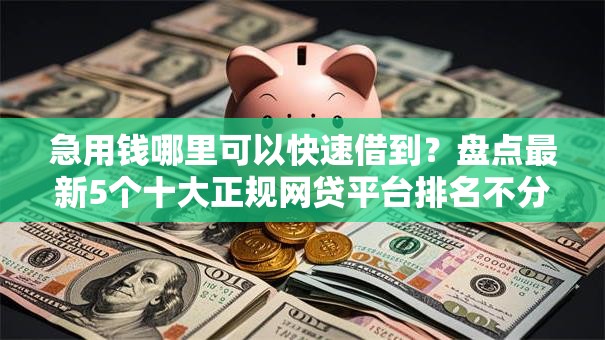 急用钱哪里可以快速借到？盘点最新5个十大正规网贷平台排名不分先后