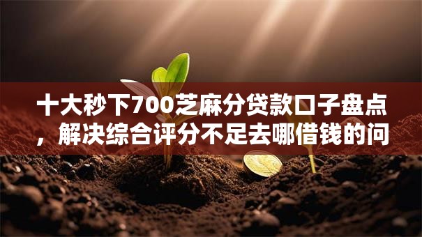 十大秒下700芝麻分贷款口子盘点,解决综合评分不足去哪借钱的问题 十大秒下700芝麻分贷款口子盘点,解决综合评分不足去哪借钱的问题