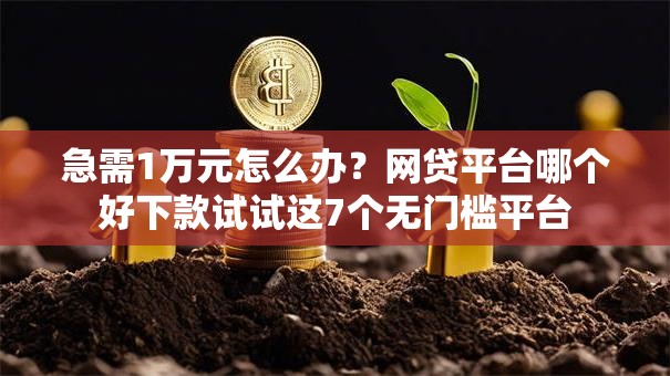 急需1万元怎么办？网贷平台哪个好下款试试这7个无门槛平台