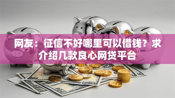 网友:征信不好哪里可以借钱?求介绍几款良心网贷平台 网友:征信不好哪里可以借钱?求介绍几款良心网贷平台