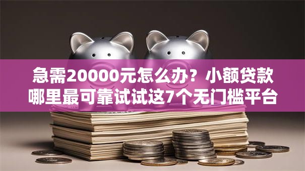 急需20000元怎么办?小额贷款哪里最可靠试试这7个无门槛平台 急需20000元怎么办?小额贷款哪里最可靠试试这7个无门槛平台