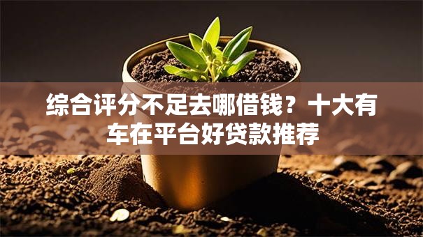 综合评分不足去哪借钱?十大有车在平台好贷款推荐 综合评分不足去哪借钱?十大有车在平台好贷款推荐