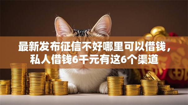 最新发布征信不好哪里可以借钱,私人借钱6千元有这6个渠道 最新发布征信不好哪里可以借钱,私人借钱6千元有这6个渠道