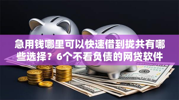 急用钱哪里可以快速借到拢共有哪些选择?6个不看负债的网贷软件详解 急用钱哪里可以快速借到拢共有哪些选择?6个不看负债的网贷软件详解