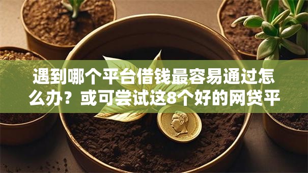遇到哪个平台借钱最容易通过怎么办?或可尝试这8个好的网贷平台 遇到哪个平台借钱最容易通过怎么办?或可尝试这8个好的网贷平台