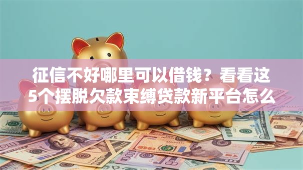 征信不好哪里可以借钱?看看这5个摆脱欠款束缚贷款新平台怎么样 征信不好哪里可以借钱?看看这5个摆脱欠款束缚贷款新平台怎么样