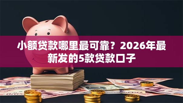 小额贷款哪里最可靠？2026年最新发的5款贷款口子