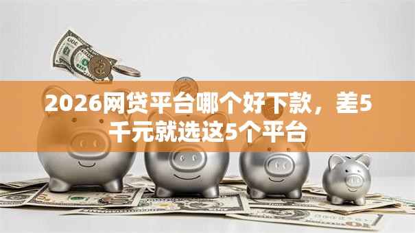 2026网贷平台哪个好下款，差5千元就选这5个平台