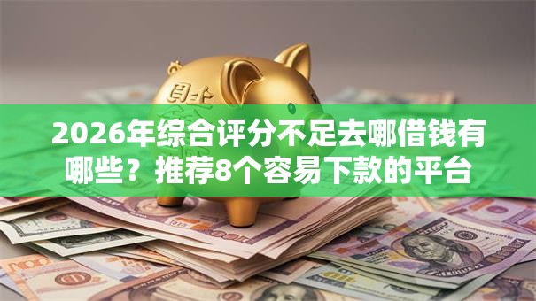 2026年综合评分不足去哪借钱有哪些？推荐8个容易下款的平台