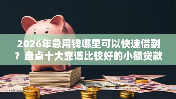 2026年急用钱哪里可以快速借到？盘点十大靠谱比较好的小额贷款软件