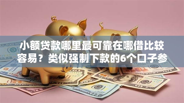 小额贷款哪里最可靠在哪借比较容易?类似强制下款的6个口子参考 小额贷款哪里最可靠在哪借比较容易?类似强制下款的6个口子参考